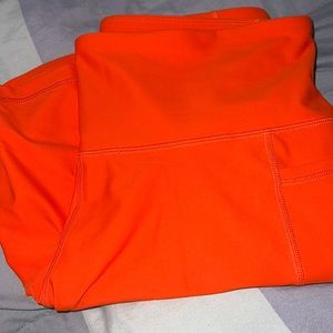 Bright Orange Work-out Shorts